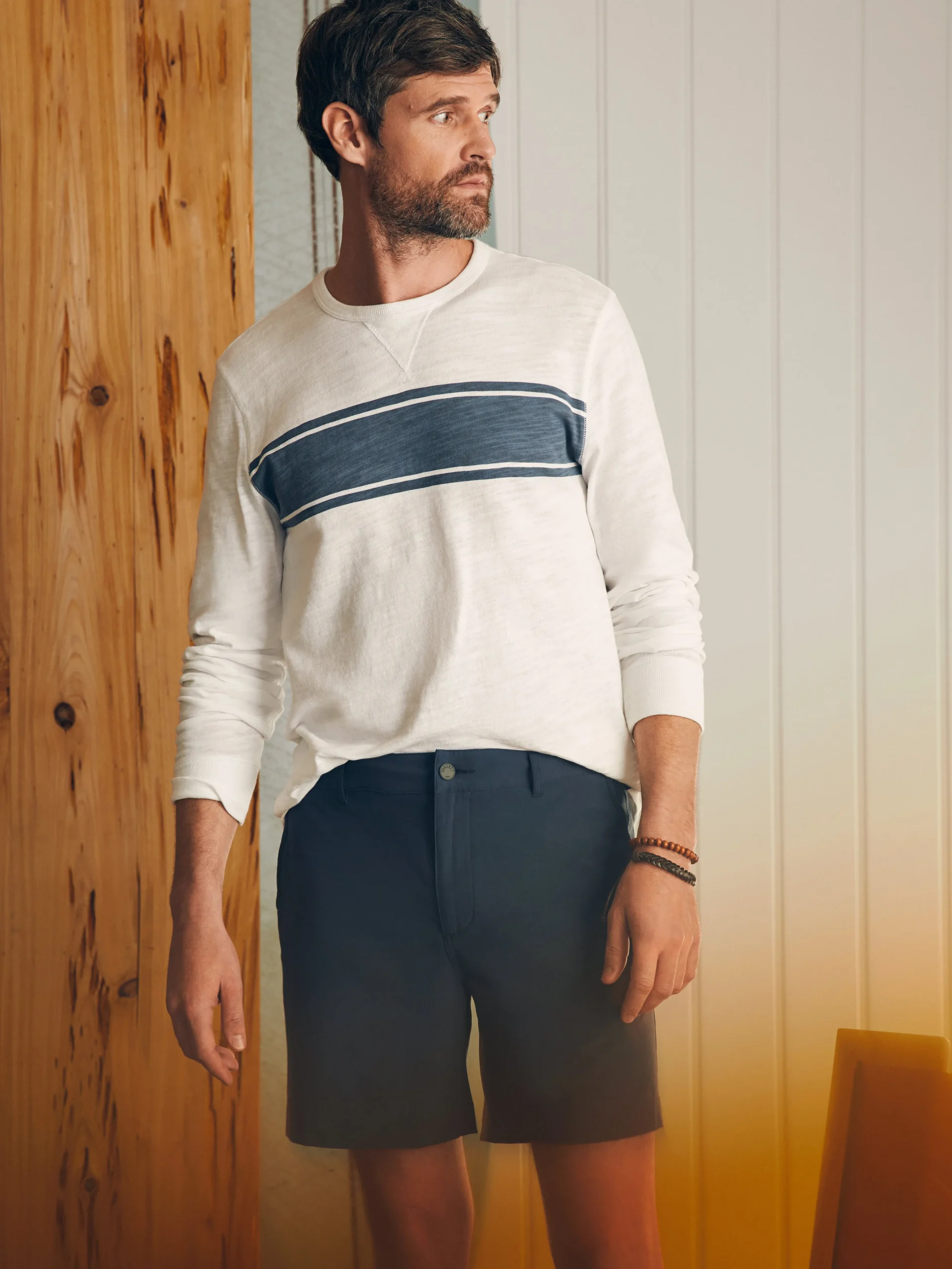 Faherty Brand All Day Shorts (7" Inseam) -^ Shorts