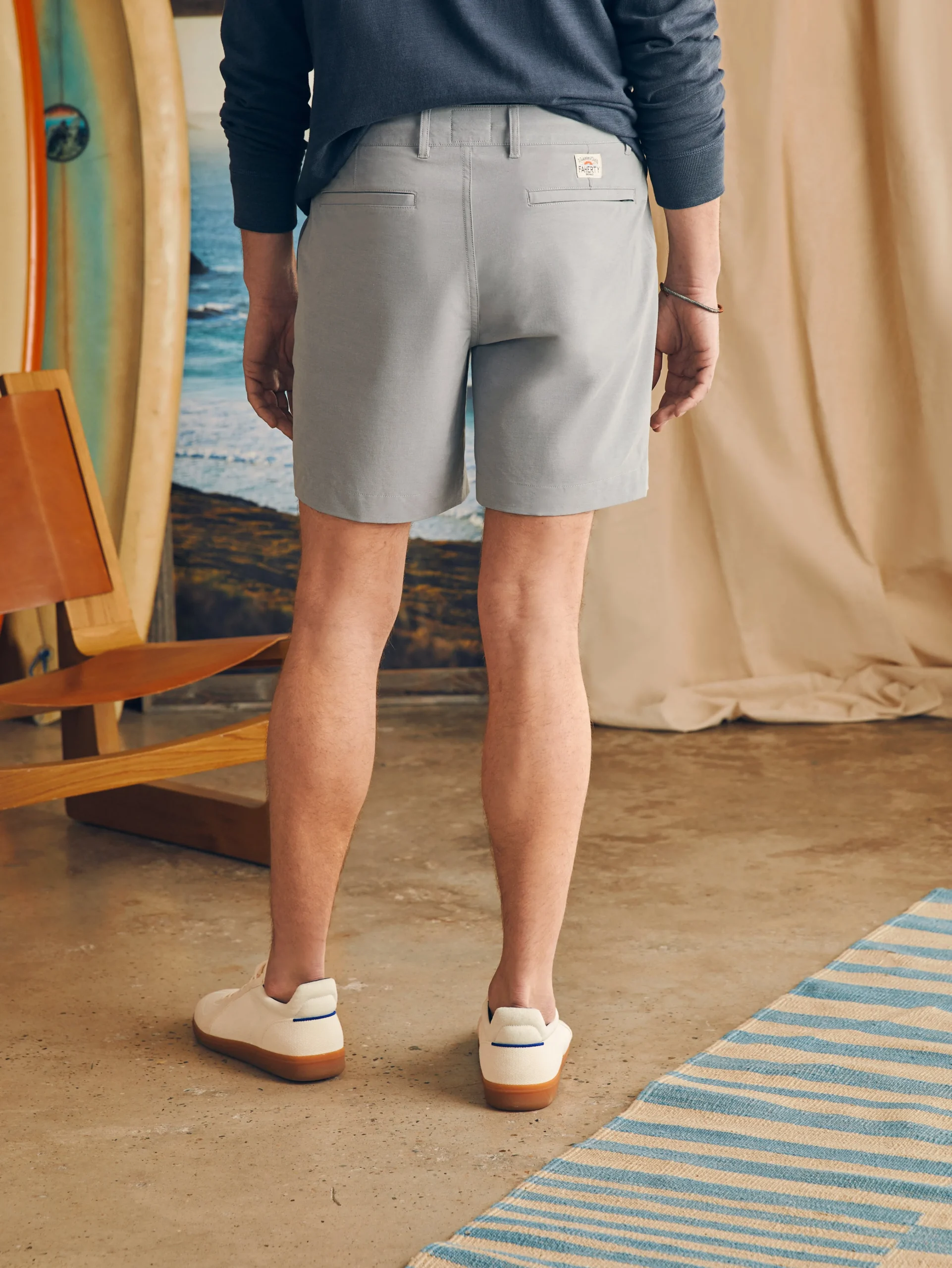Faherty Brand All Day Shorts (7" Inseam) -^ Shorts
