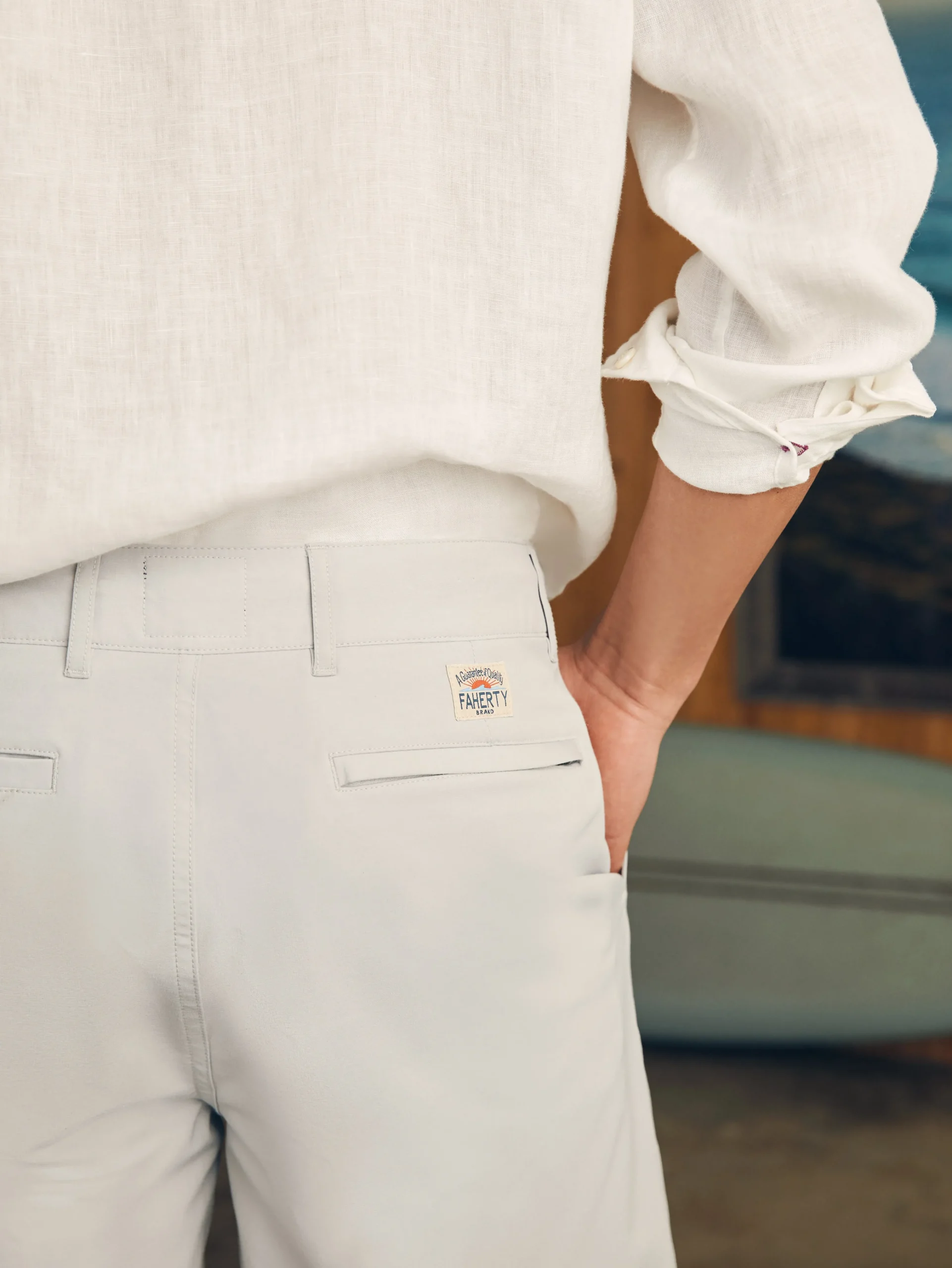 Faherty Brand All Day Shorts (7" Inseam) -^ Shorts