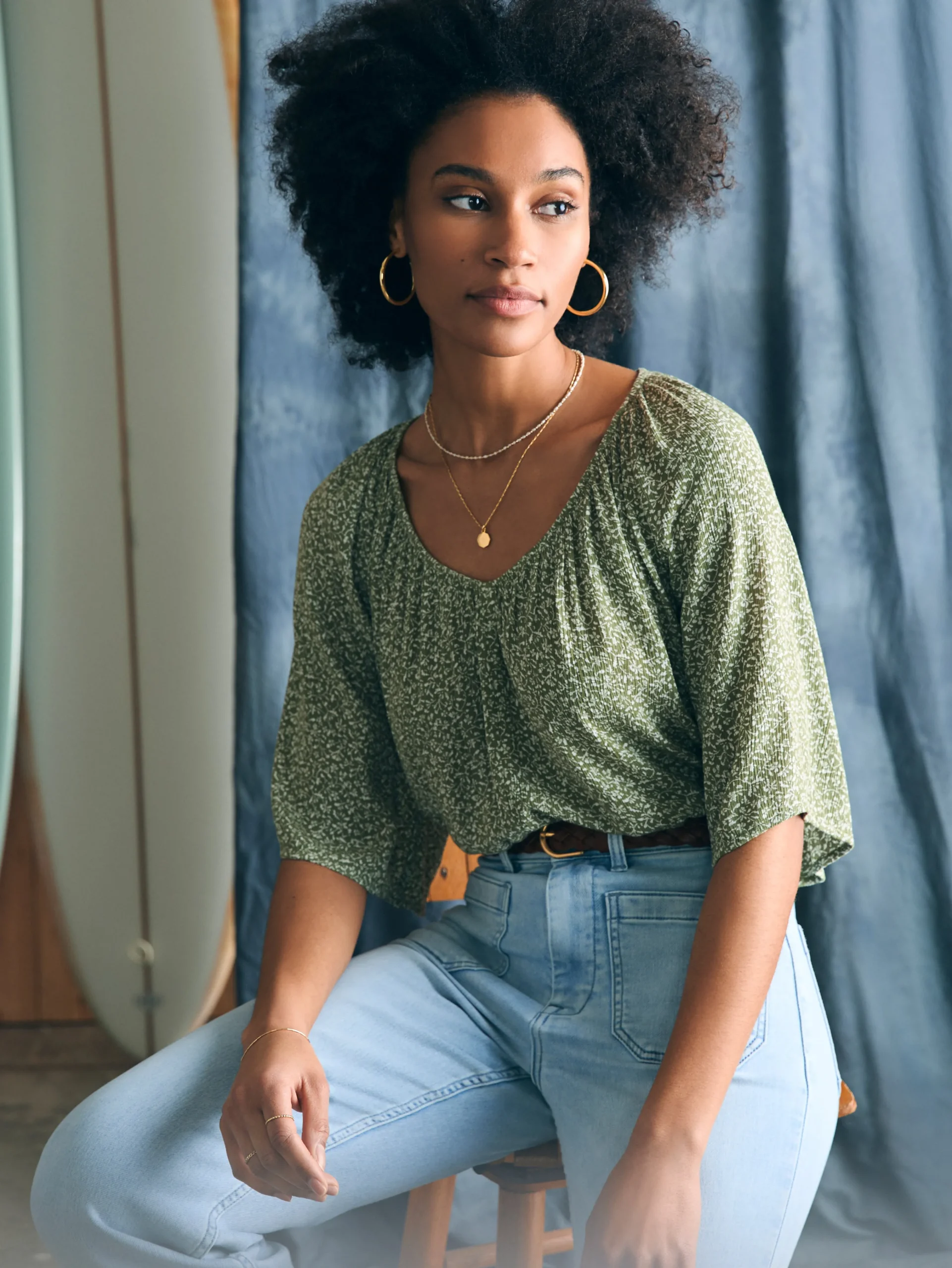 Faherty Brand Amira Top -^Women Shirts & Tops