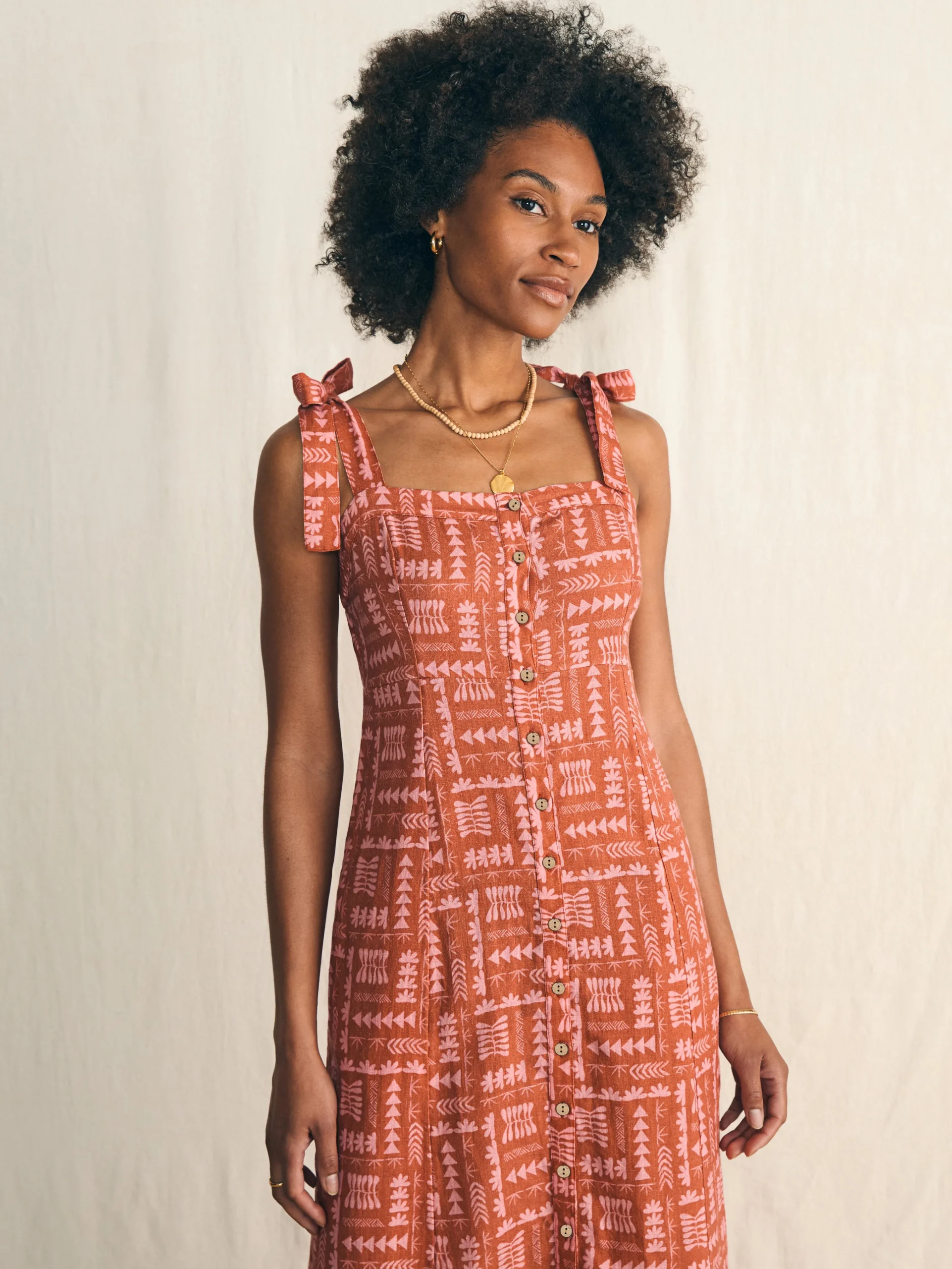 Faherty Brand Anna Kahalekulu Kendall Dress -^Women Dresses
