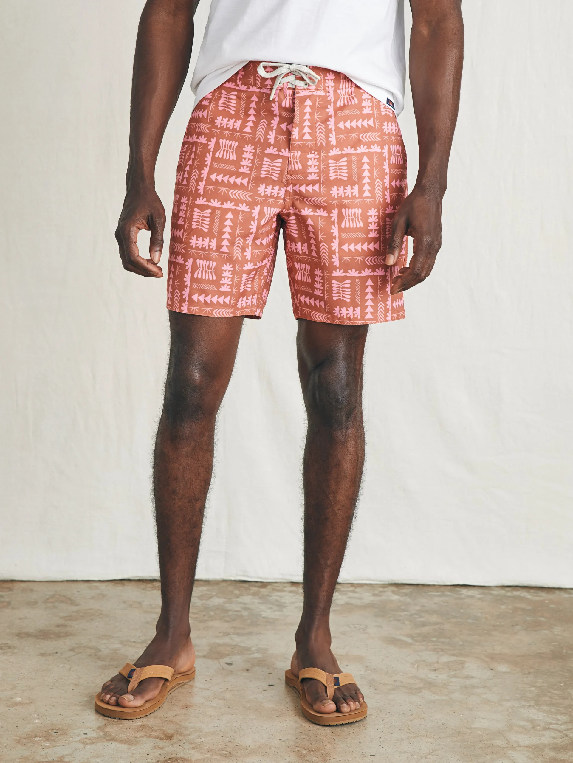 Faherty Brand Anna Kahalekulu Sunwashed Boardshort -^ Swim