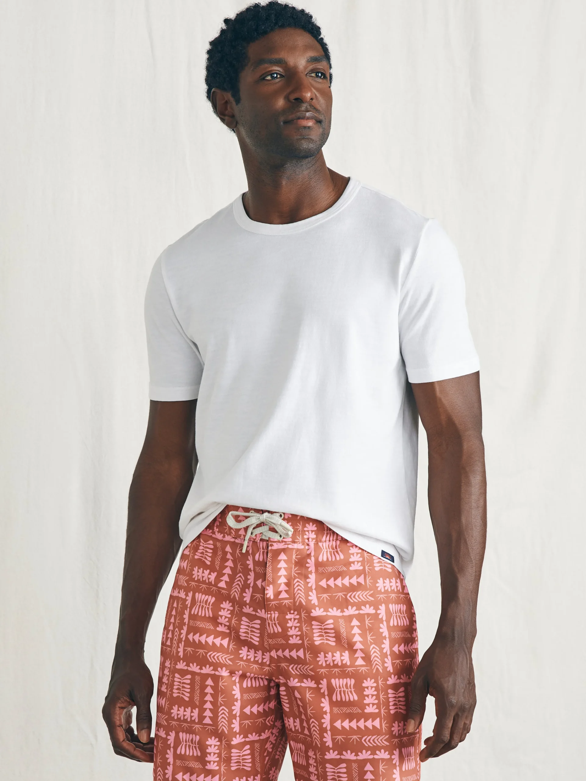 Faherty Brand Anna Kahalekulu Sunwashed Boardshort -^ Swim