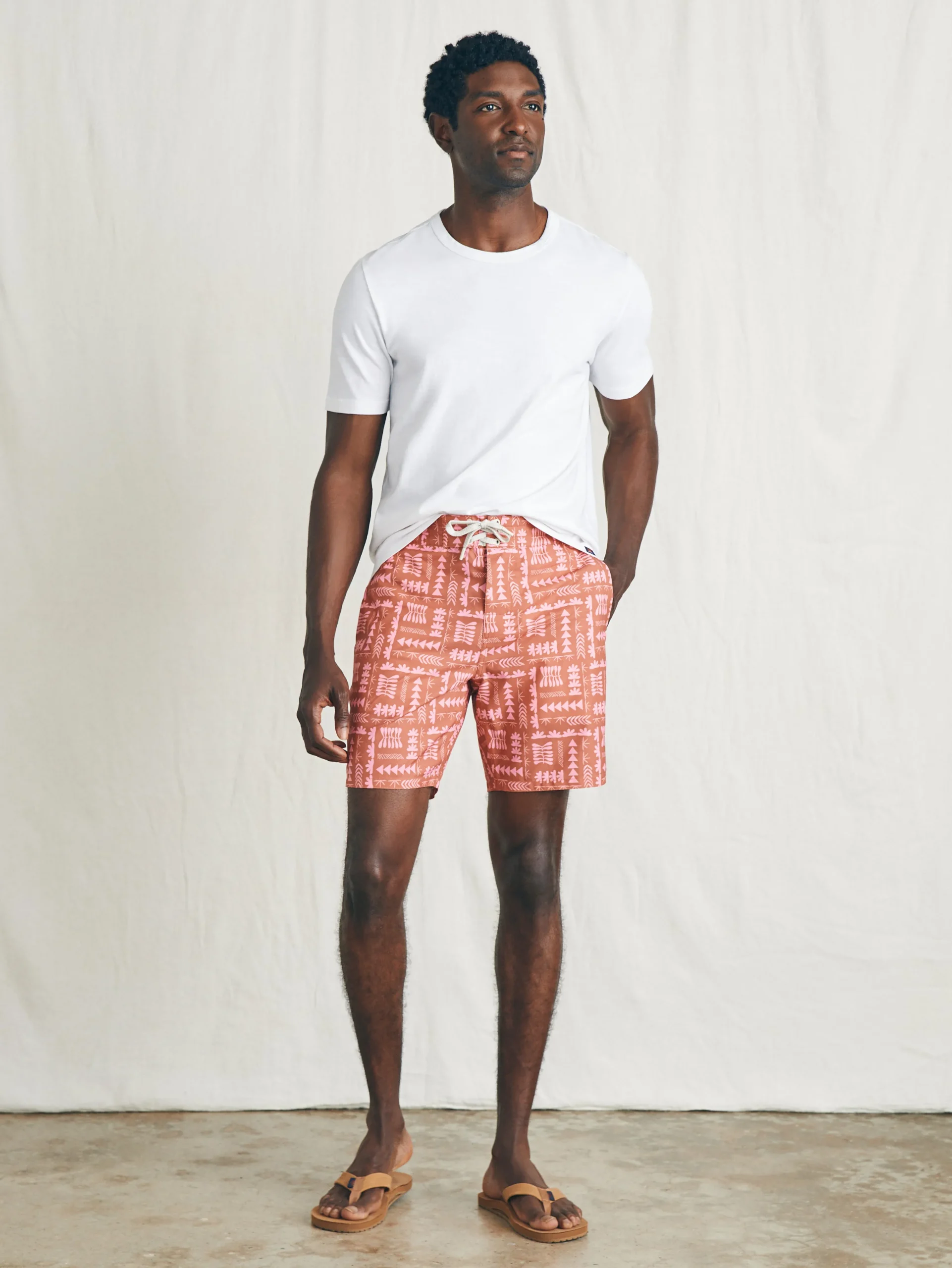 Faherty Brand Anna Kahalekulu Sunwashed Boardshort -^ Swim