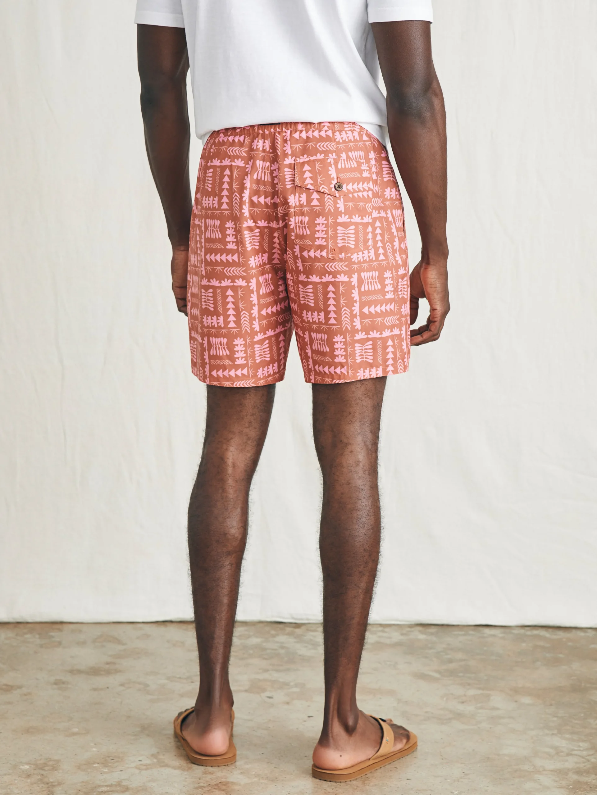 Faherty Brand Anna Kahalekulu Sunwashed Boardshort -^ Swim