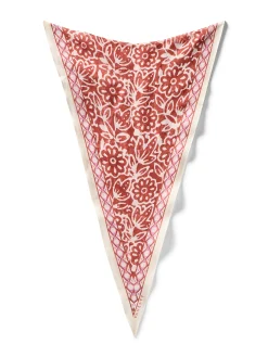 Faherty Brand Batik Diamond Bandana -^Women Scarves & Wraps