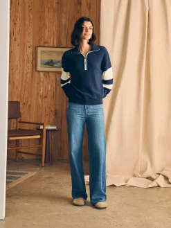 Faherty Brand Beach Fleece Quarter Zip -^Women Hoodies & Sweatshirts