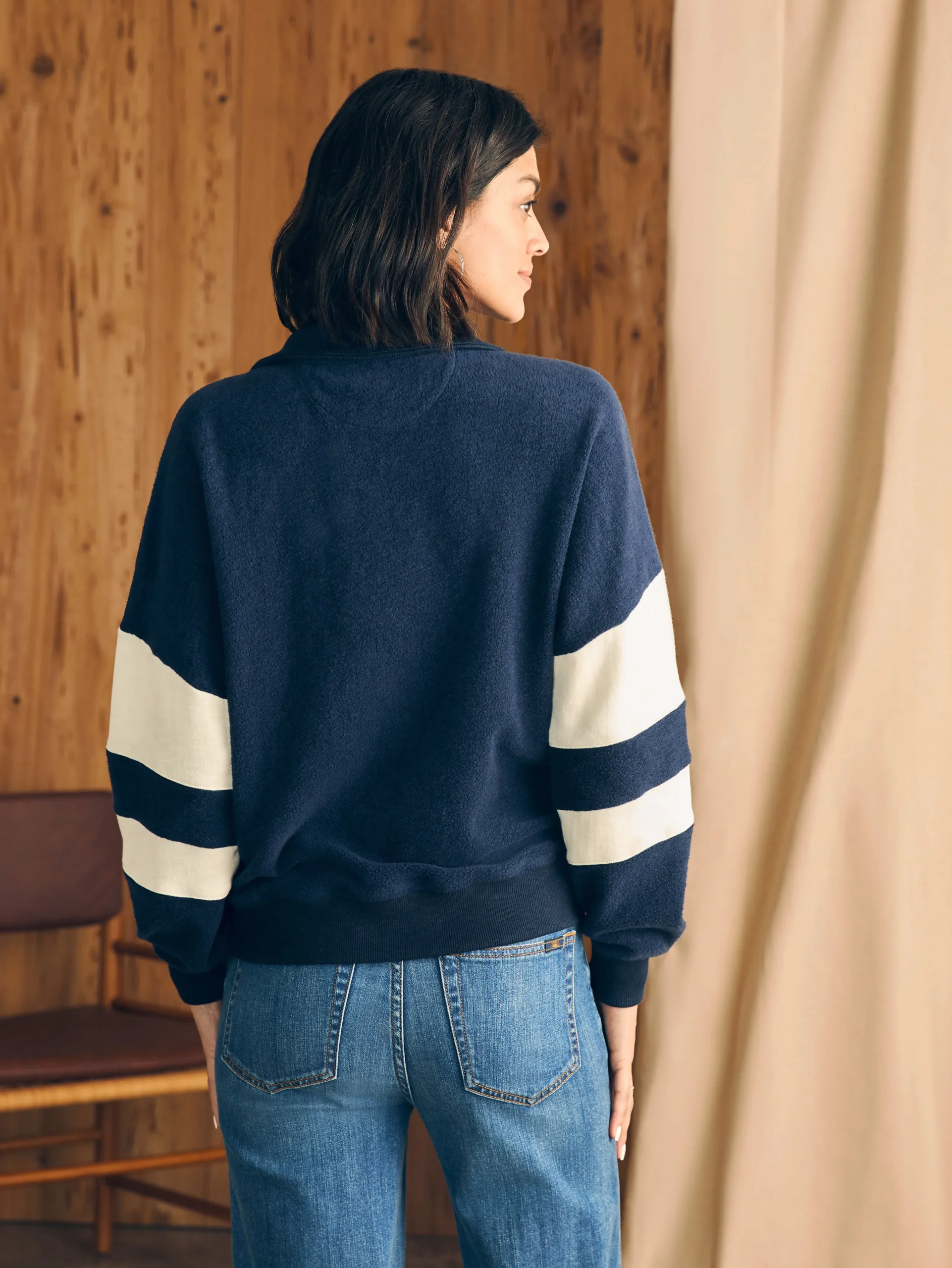 Faherty Brand Beach Fleece Quarter Zip -^Women Hoodies & Sweatshirts