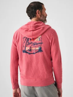 Faherty Brand Beach Fleece Zip Hoodie -^ Hoodies & Sweatshirts
