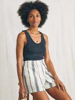 Faherty Brand Big Sur Linen Short -^Women Shorts & Skirts