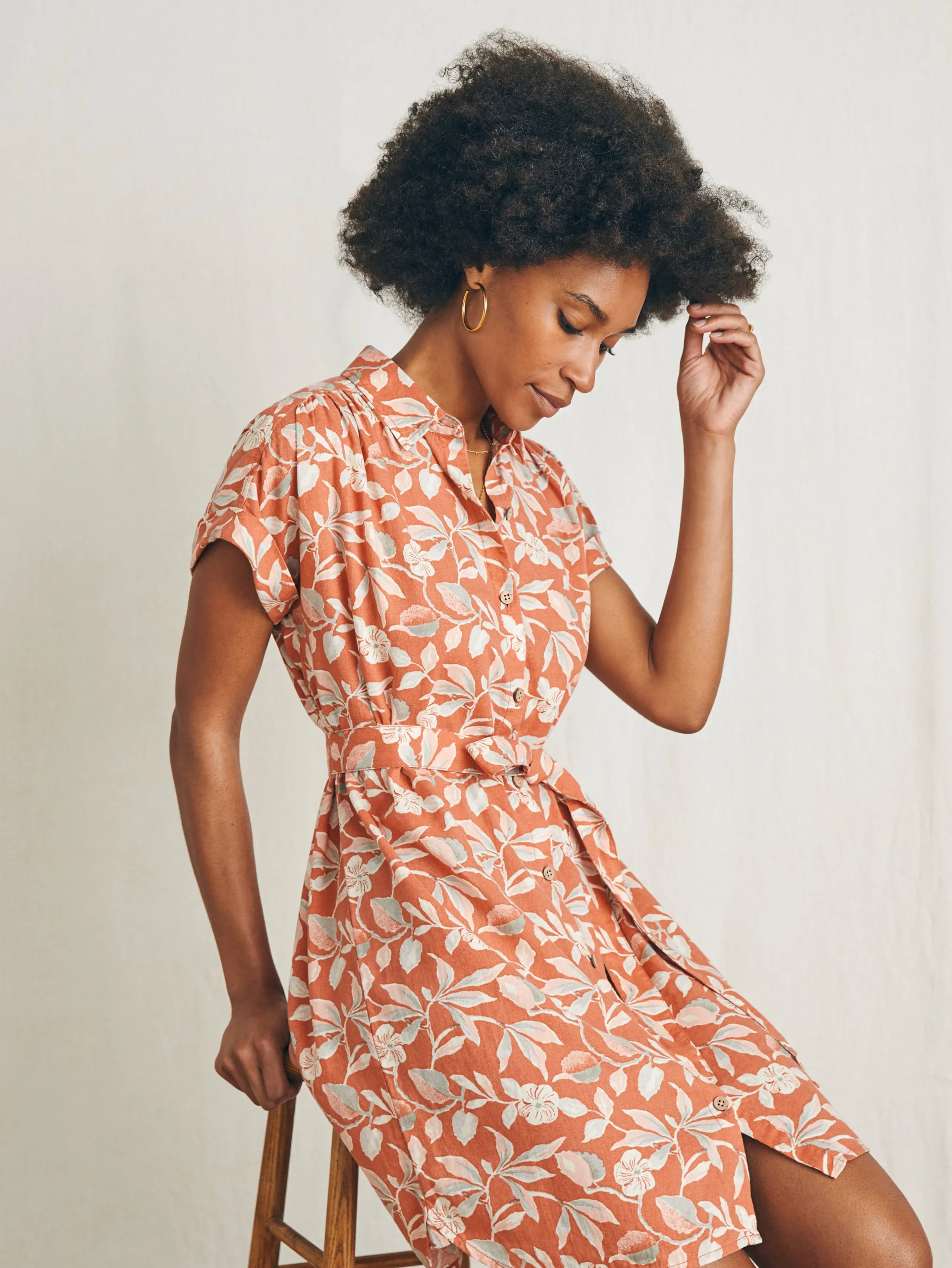 Faherty Brand Breeze Shirtdress -^Women Dresses