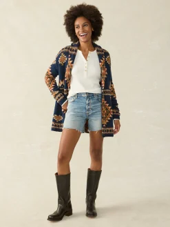 Faherty Brand B.YELLOWTAIL Lodge Cardigan -^Women Sweaters