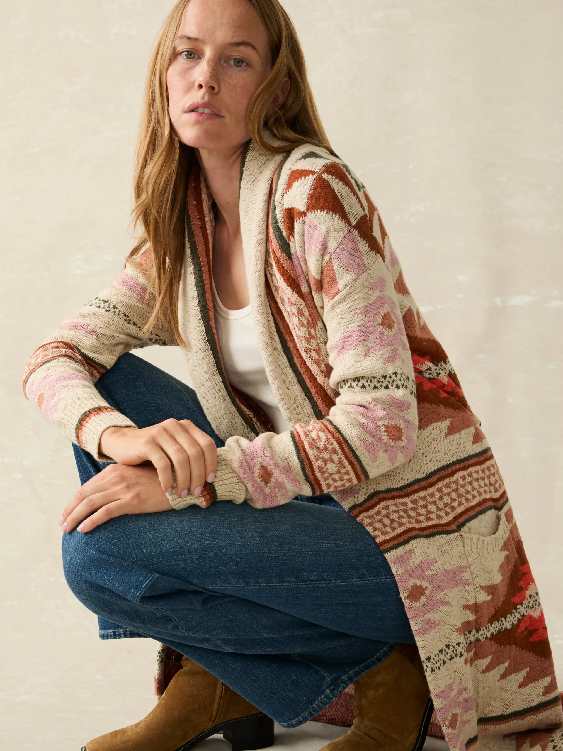 Faherty Brand B.YELLOWTAIL Paloma Duster™ -^Women Sweaters