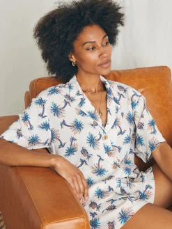 Faherty Brand Cabana Camp Shirt -^Women Shirts & Tops