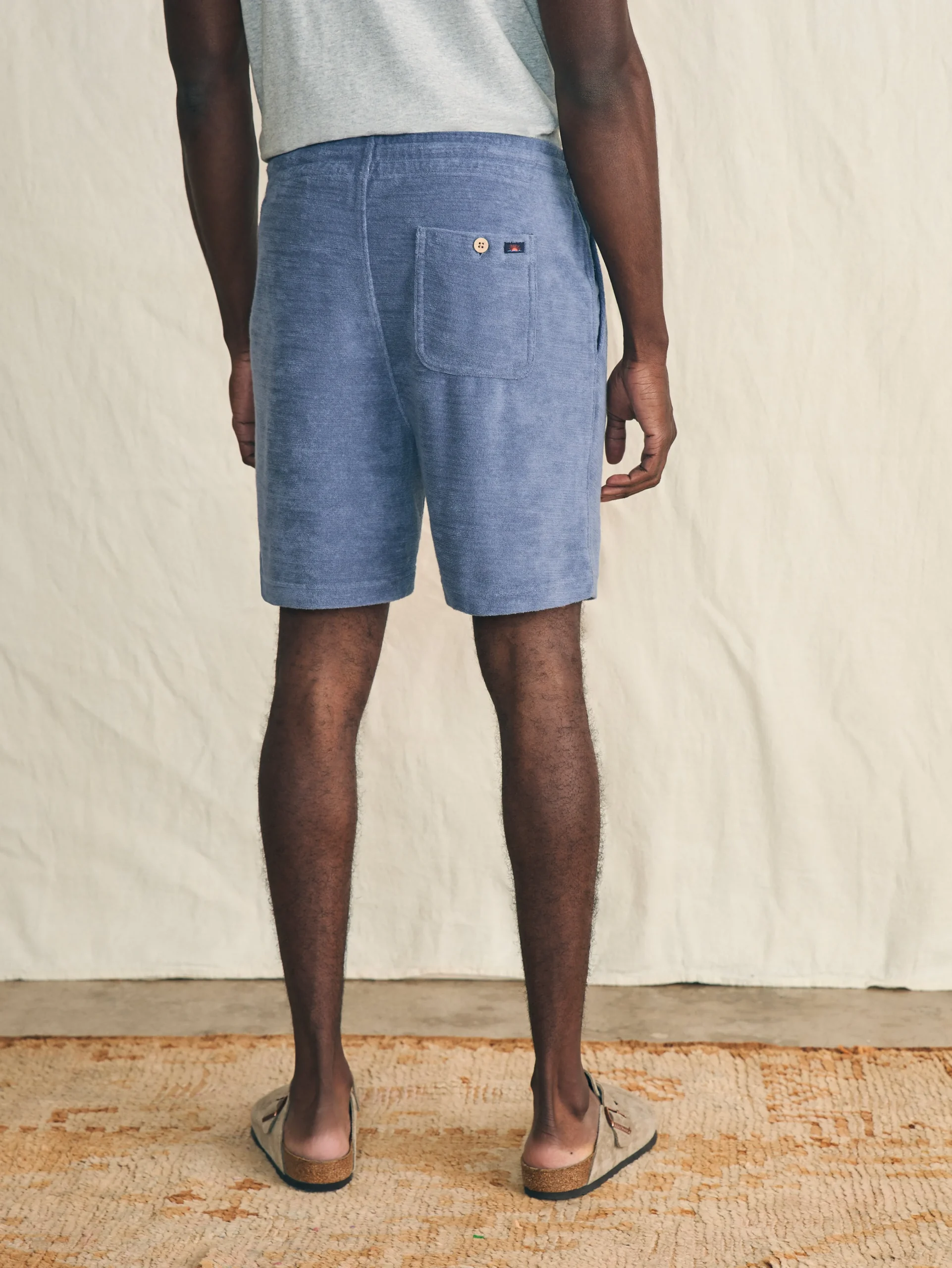 Faherty Brand Cabana Towel Terry Sweatshort -^ Shorts