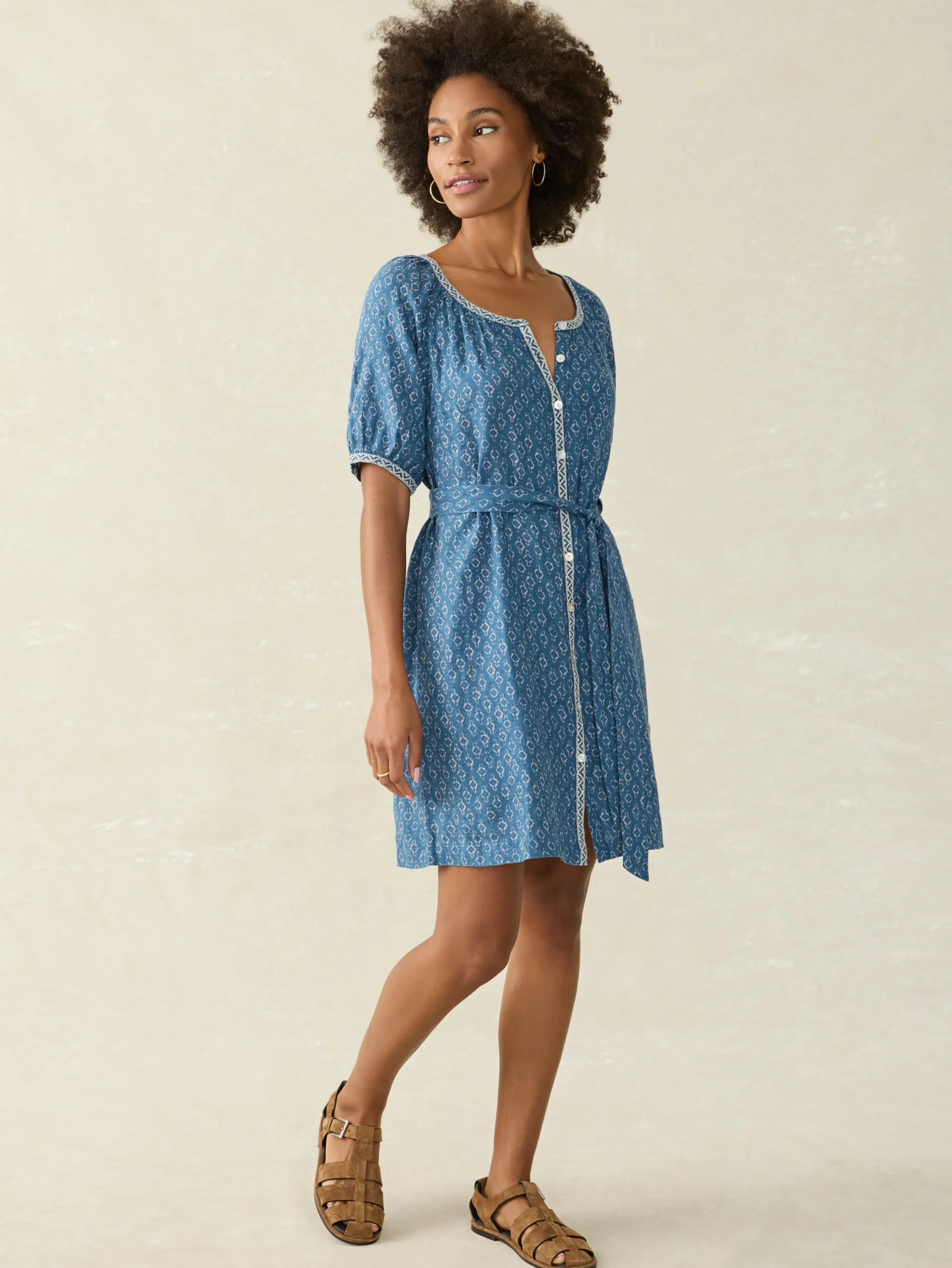 Faherty Brand Carmel Dress -^Women Dresses