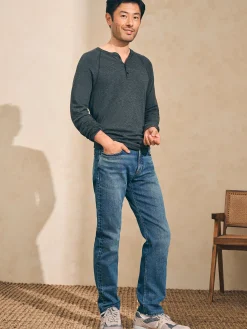 Faherty Brand Cloud Cotton Long-Sleeve Henley (Tall) -^ T-Shirts & Henleys