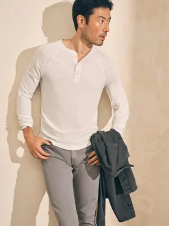 Faherty Brand Cloud Cotton Long-Sleeve Henley (Tall) -^ T-Shirts & Henleys