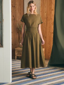 Faherty Brand Coast To Coast Midi Dress -^Women Dresses