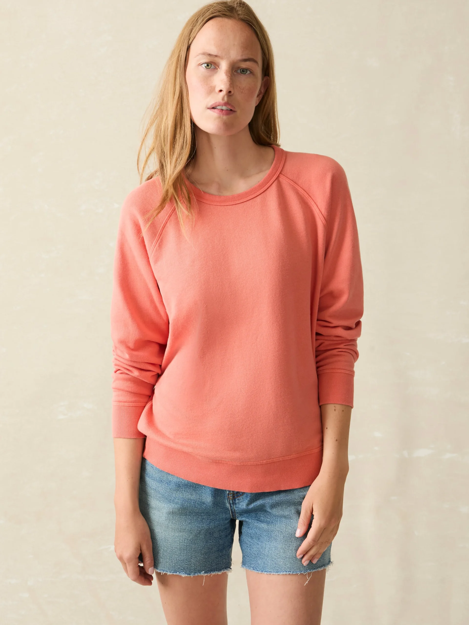 Faherty Brand Coastal Cloud Crew -^Women Hoodies & Sweatshirts