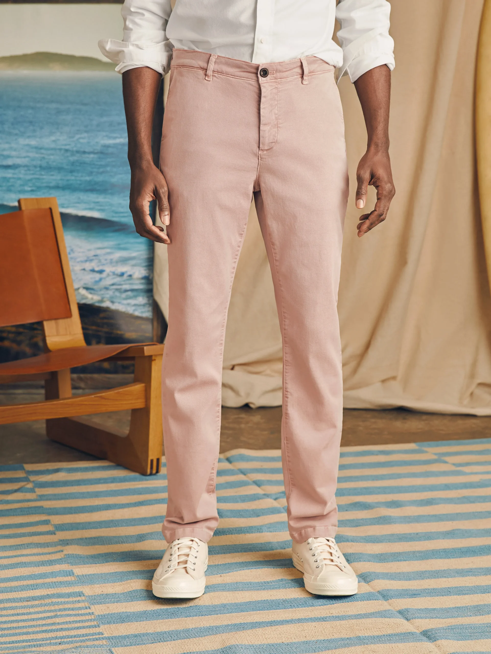 Faherty Brand Coastline Stretch Chino (32" Inseam) -^ Pants