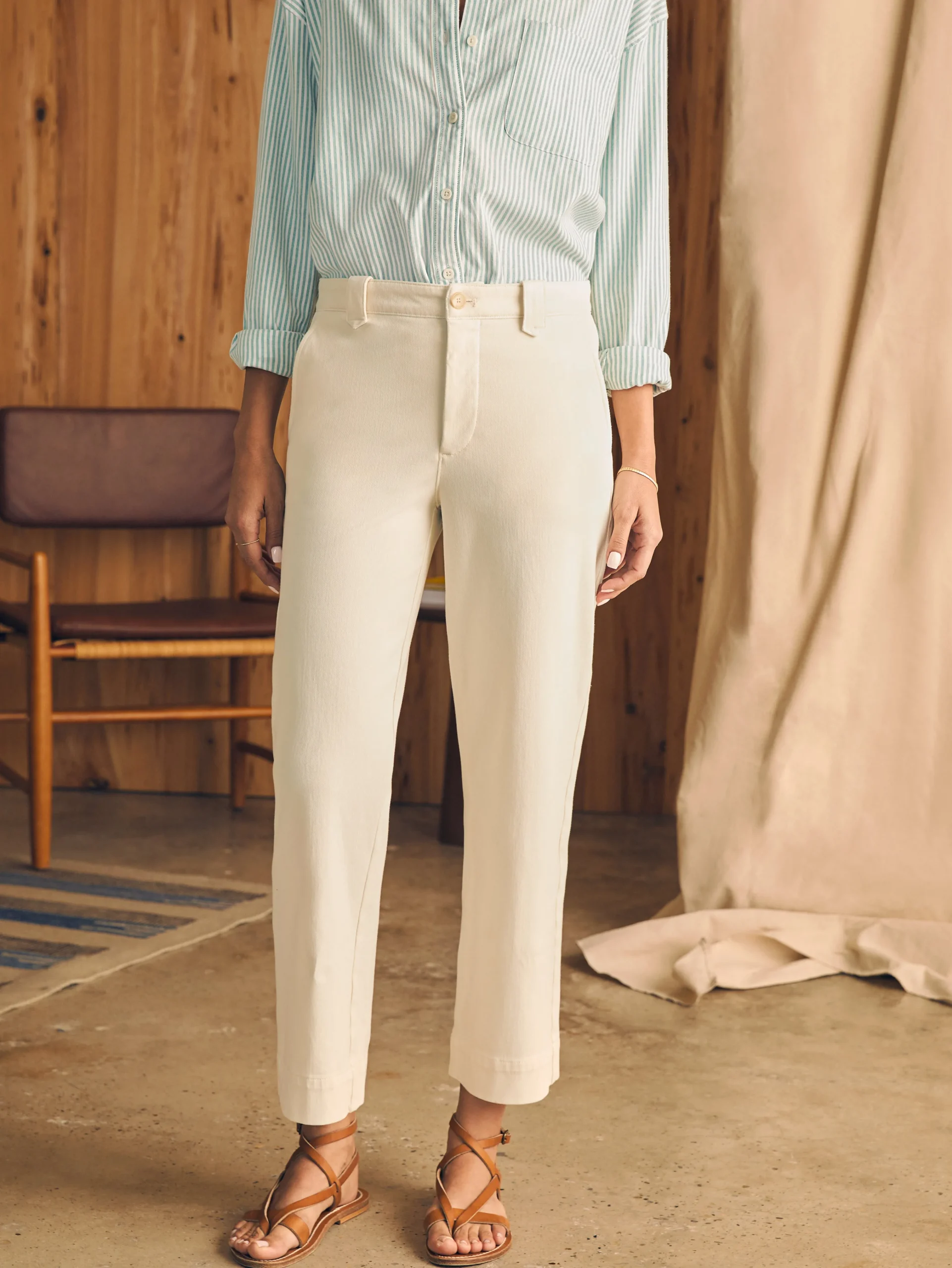 Faherty Brand Coastline Stretch Chino -^Women Pants