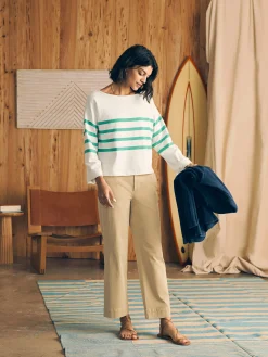 Faherty Brand Coastline Stretch Chino -^Women Pants