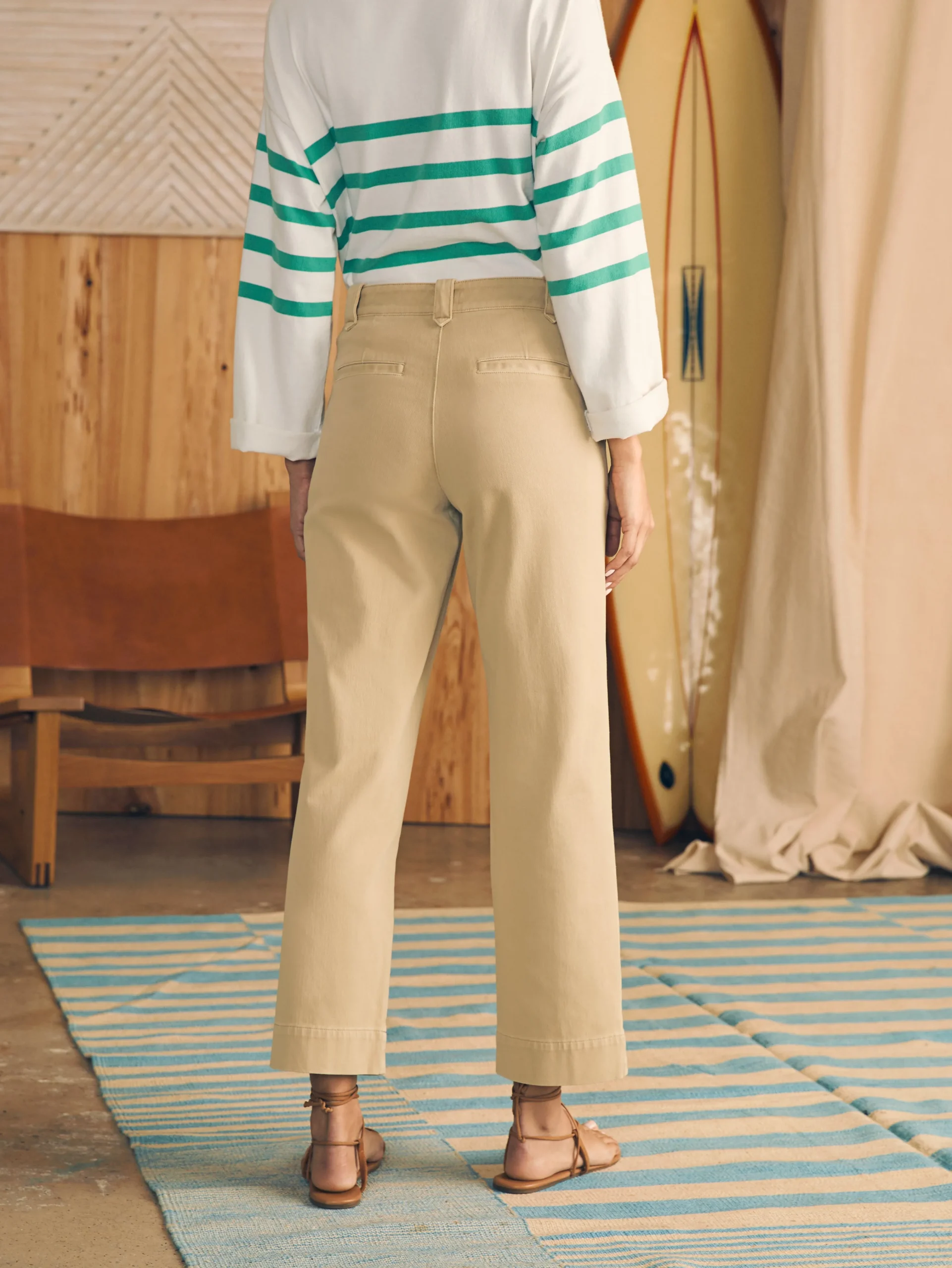 Faherty Brand Coastline Stretch Chino -^Women Pants