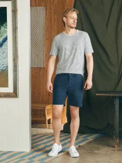 Faherty Brand Coastline Stretch Chino Short (8" Inseam) -^ Shorts
