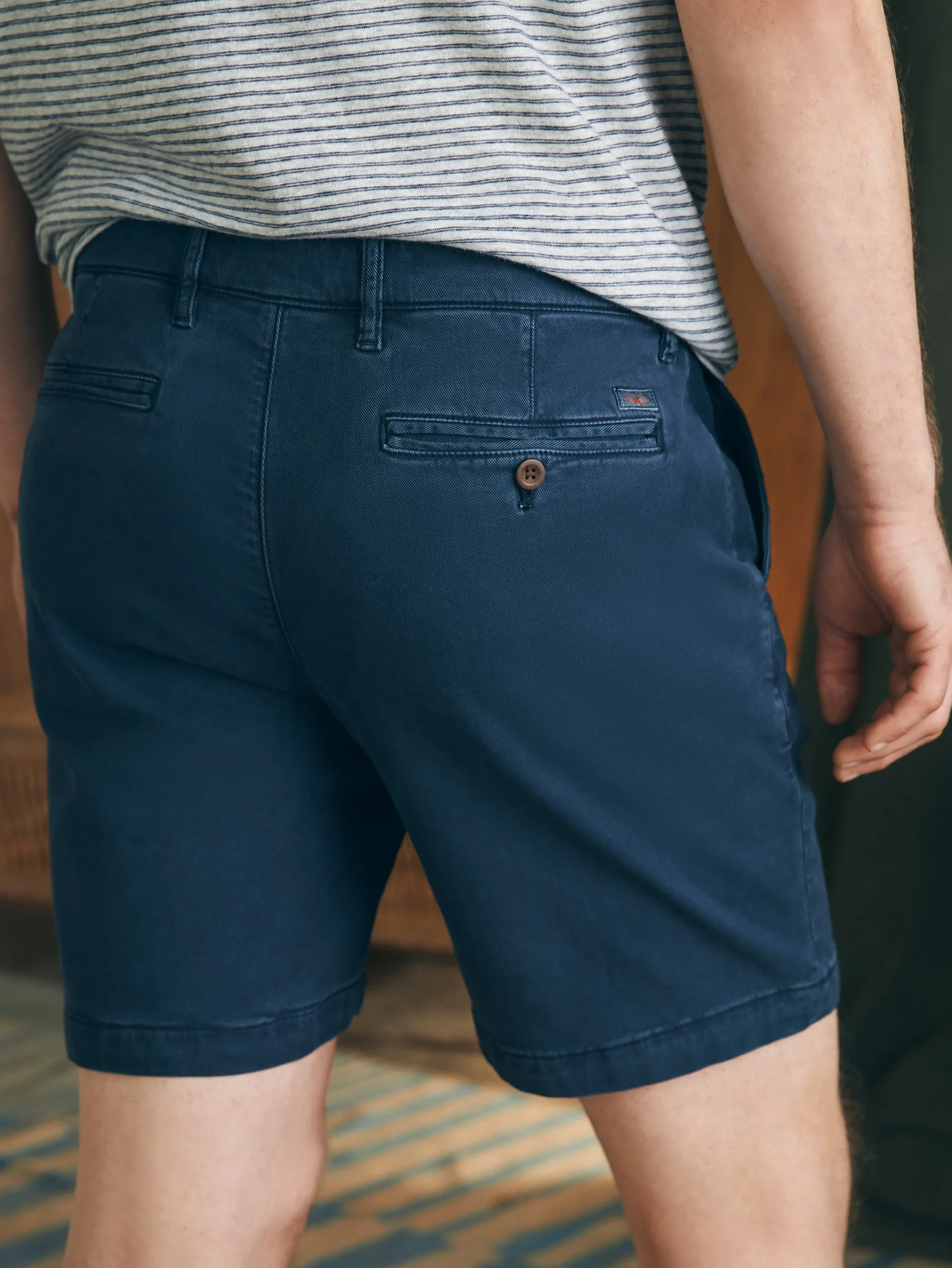 Faherty Brand Coastline Stretch Chino Short (8" Inseam) -^ Shorts