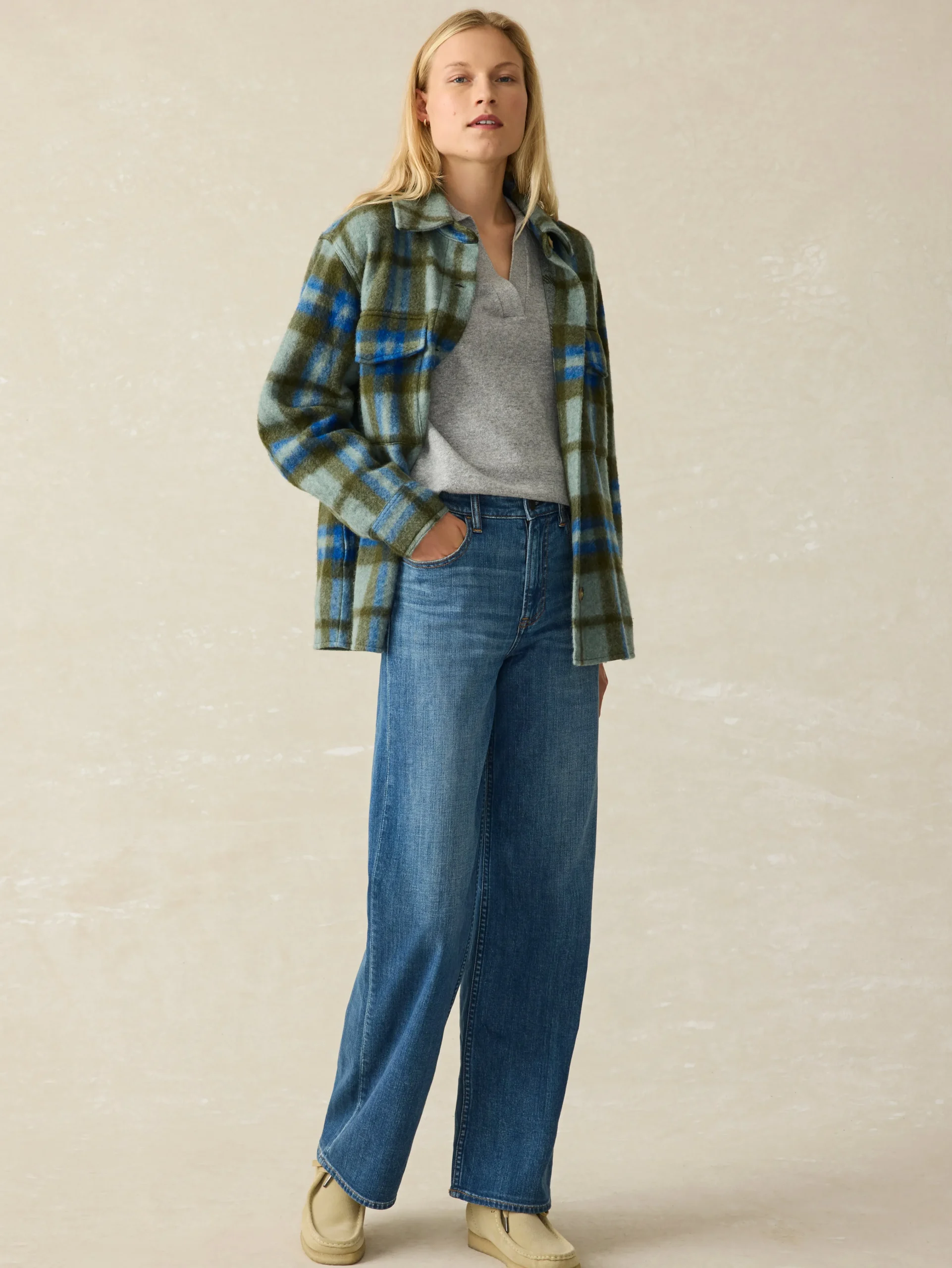 Faherty Brand Cotswold Shirt Jacket -^Women Blazers & Outerwear