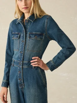 Faherty Brand Denim Michelle Jumpsuit -^Women Dresses