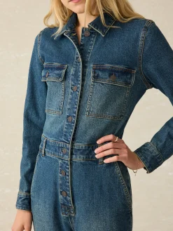 Faherty Brand Denim Michelle Jumpsuit -^Women Dresses