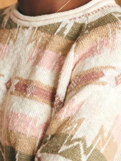 Faherty Brand Doug Good Feather Cotton Slub Pullover -^Women Sweaters