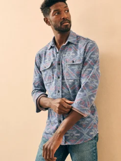 Faherty Brand Doug Good Feather Legend™ Sweater Shirt -^ Shirts