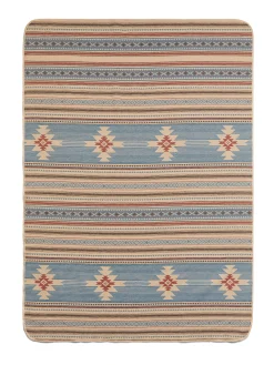 Faherty Brand Doug Good Feather Recycled High Pile Fleece Blanket -^Women Home & More|Home & More