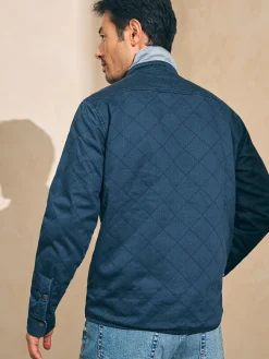 Faherty Brand Doug Good Feather Reversible Bondi Jacket -^ Jackets & Vests