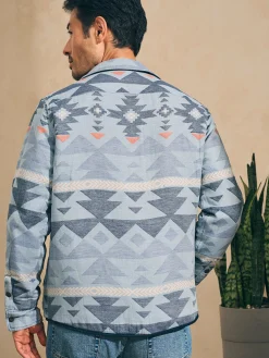 Faherty Brand Doug Good Feather Reversible Bondi Jacket -^ Jackets & Vests
