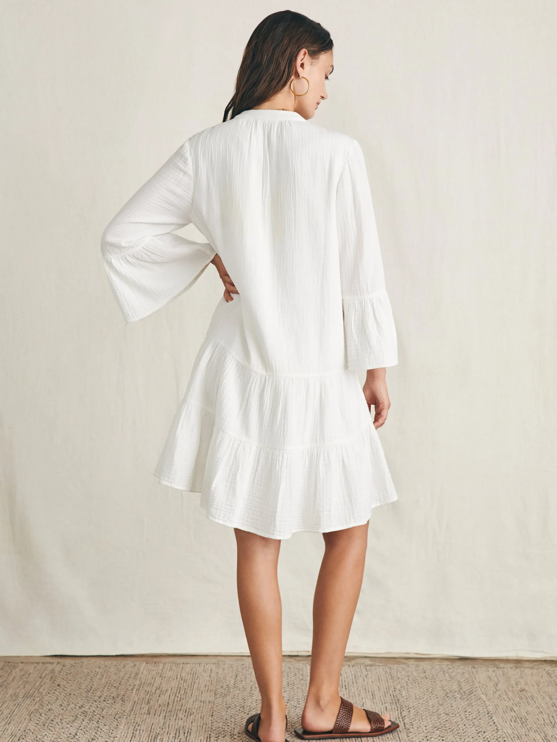 Faherty Brand Dream Cotton Gauze Kasey Dress -^Women Dresses