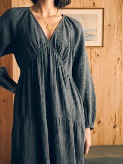 Faherty Brand Dream Cotton Gauze Sirene Midi Dress -^Women Dresses