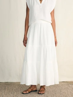 Faherty Brand Dream Cotton Gauze Valentina Skirt -^Women Shorts & Skirts