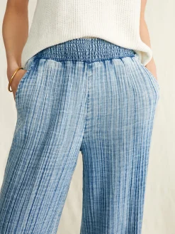 Faherty Brand Dream Cotton Gauze Wide Leg Pant -^Women Pants|Swim