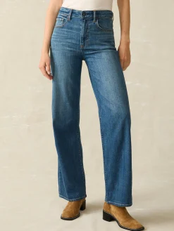 Faherty Brand Dream Jean Wide Leg -^Women Pants|Jeans