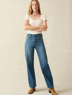 Faherty Brand Dream Jean Wide Leg -^Women Pants|Jeans