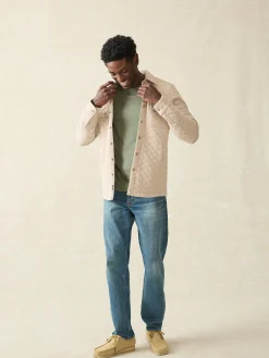 Faherty Brand Epic Quilted Fleece CPO (Tall) -^ Jackets & Vests