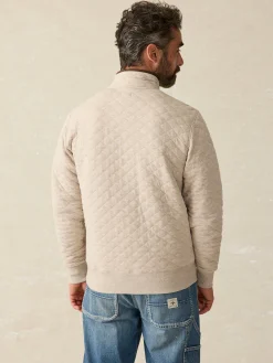 Faherty Brand Epic Quilted Fleece Pullover -^ Jackets & Vests