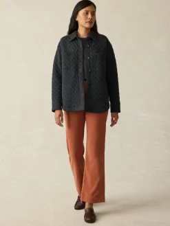 Faherty Brand Epic Quilted Fleece Shirt Jacket -^Women Blazers & Outerwear