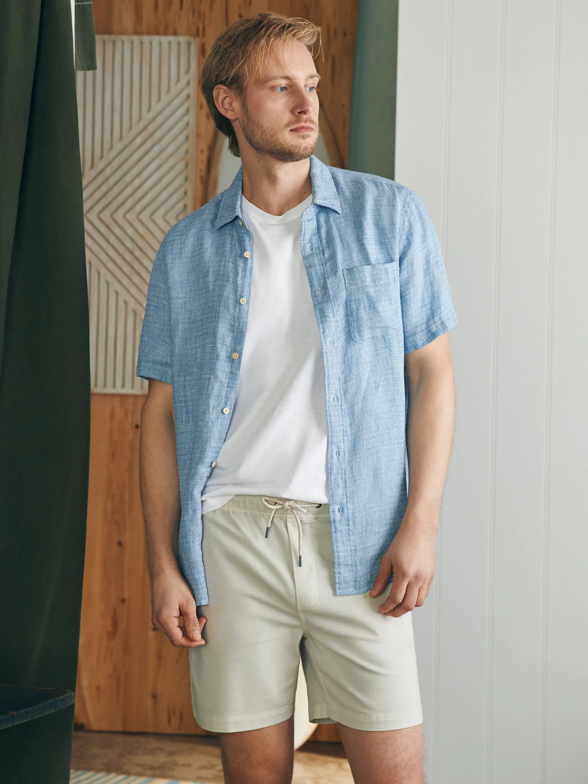Faherty Brand Essential Drawstring Short (6.5" Inseam) -^ Shorts