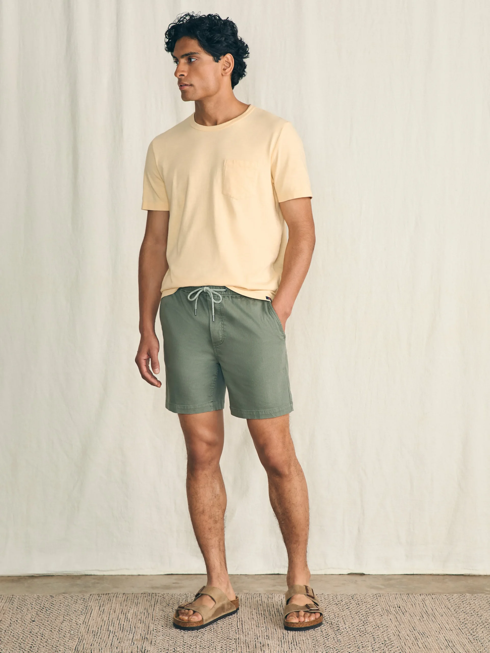 Faherty Brand Essential Drawstring Short (6.5" Inseam) -^ Shorts
