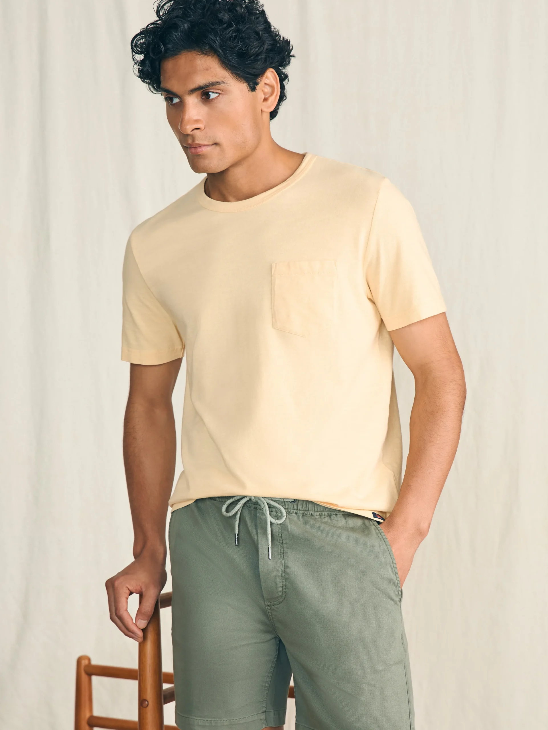 Faherty Brand Essential Drawstring Short (6.5" Inseam) -^ Shorts